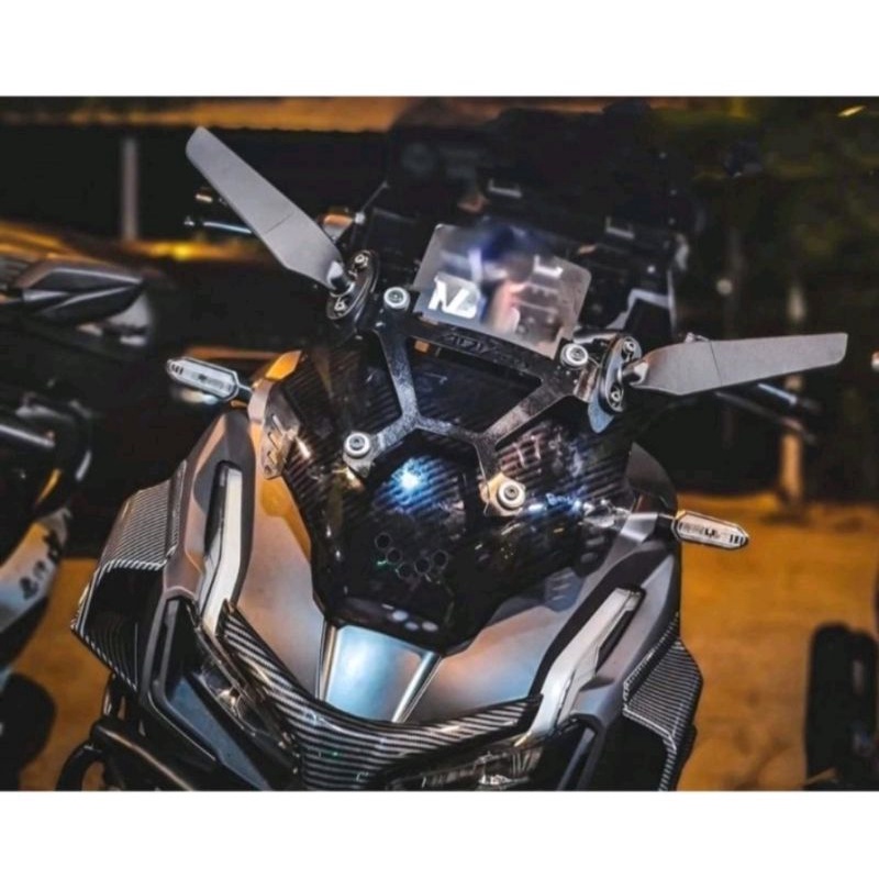 PAKET SPION WINGLET+BREKET SERFO SET+BAUT ANTI CEBOL PNP MOTOR ADV150/ADV160