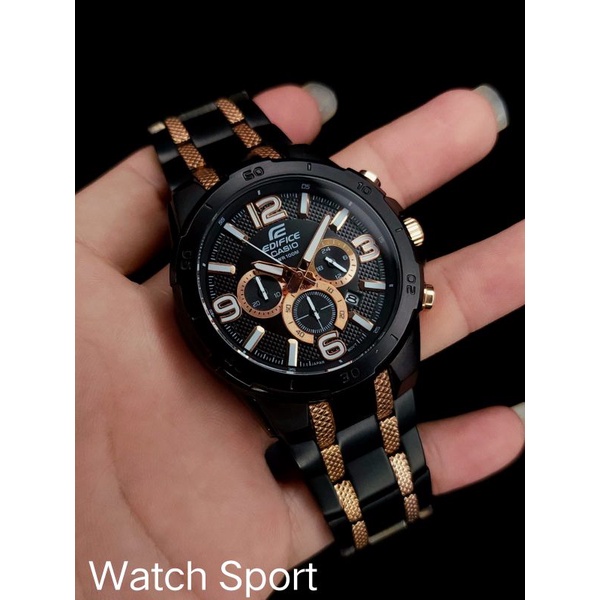 Jam Tangan Pria Merk Casio Edifice Type Ef-538 Original Bm Free Box
