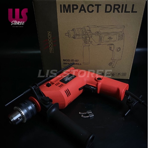 Mesin Bor Impact Bor Listrik 13MM Troodon Impact Drill Variable Speed