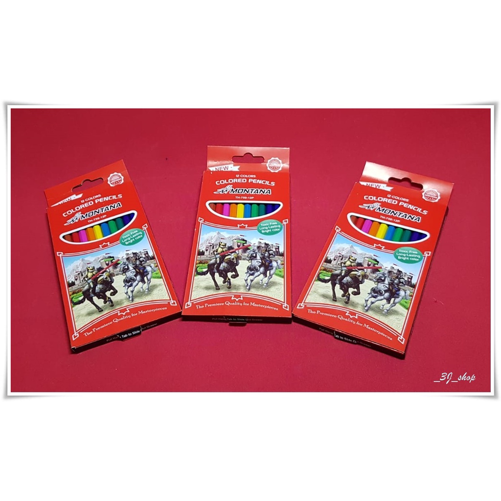 

0710-Pensil Warna Panjang Montana TH700 TH750 / Pensil Pencil Warna Panjang Montana / Pensil Gambar Merk Montana / Color Pencil Montana / Pensil Warna Top Quality