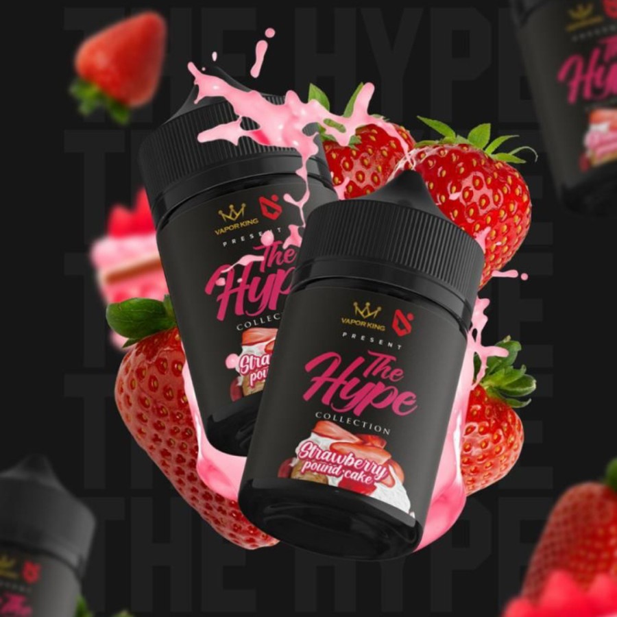 LIQUID 60ML THE HYPE V1 STRAWBERRY POUNDCAKE