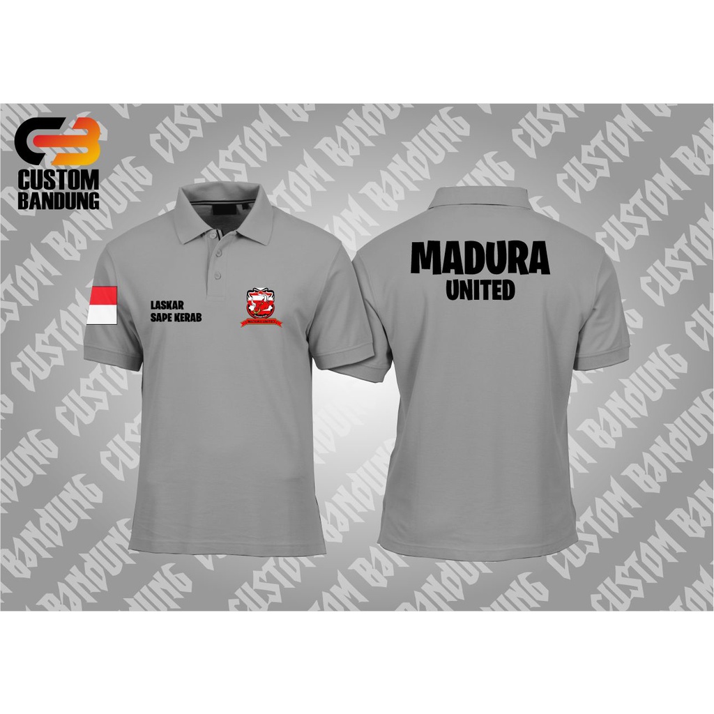 KAOS POLO MADURA UNITED INDONESIA / KAOS GAME / BAJU KAOS CLUB MOTOR/ KAOS DISTRO/ KAOS KOMUNITAS/ KAOS CUSTOM/ KAOS MURAH /COMBED 30S LEMBUT NYAMAN DIPAKAI/ KAOS KEREN/ KAOS PREMIUM QUALITY