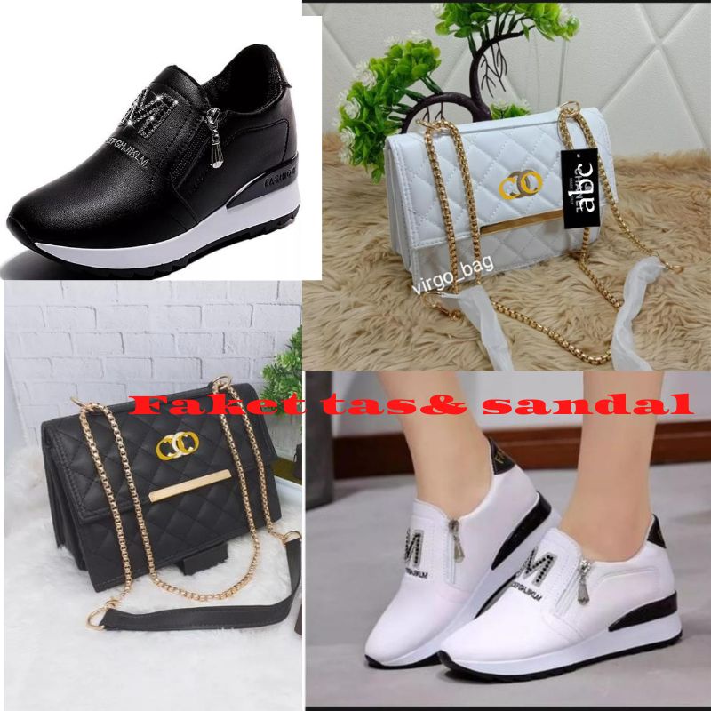 paket TAS dan sepatu kekinian