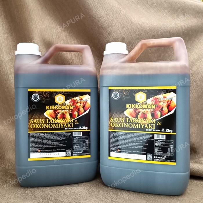 

KIKKOMAN TAKOYAKI & OKONOMIYAKI SAUCE HALAL JERIGEN 2,2 KG
