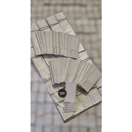 

Hangtag Polos/ Label Kertas / Label baju