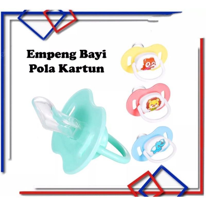 Empeng Bayi/Dot Bayi/Empeng Dot Motif Kartun Lucu