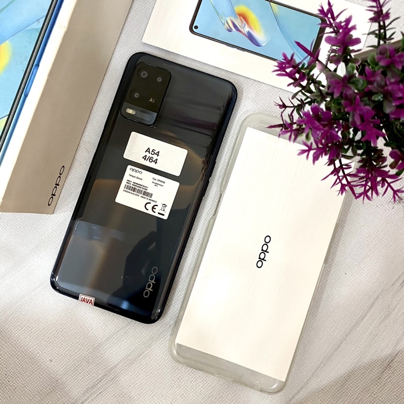 Oppo a54 Ram 6 Rom 128 Gb Fullset like new second garansi resmi panjang