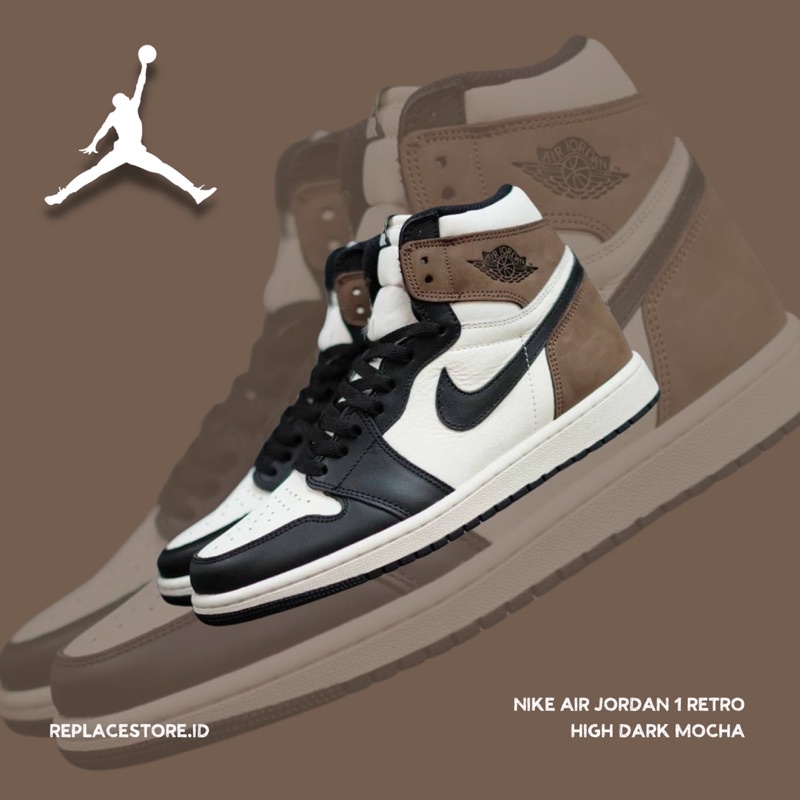 NIKE AIR JORDAN 1 RETRO HIGH DARK MOCHA ( PK / Perfect Kicks )