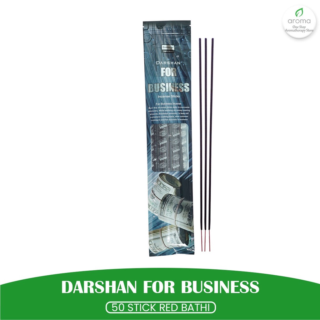 Dupa India Aromaterapi Red Bathi - Darshan For Business 50 Sticks