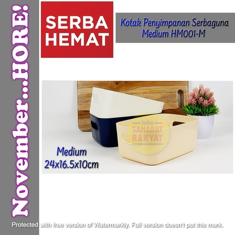 Kotak Penyimpanan/Storage Box Serbaguna HM001