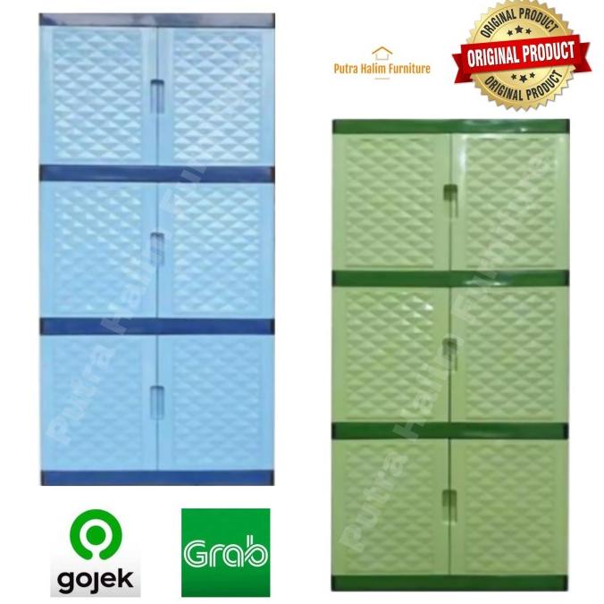 

LEMARI PLASTIK PAKAIAN SUSUN 3 MINI DIAMOND TABITHA KHUSUS JNE JTR stock ready