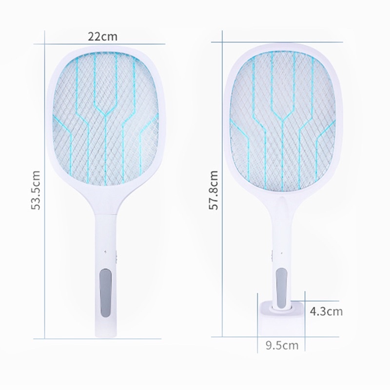 Mosquito Swatter 2 in 1 Lampu LED Raket Nyamuk dan Perangkap Nyamuk | Mosquito Catcher LED import