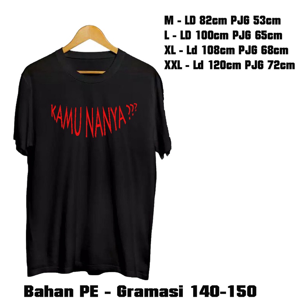 GSC - Baju Kaos Oversize KAMU NANYA / Kaos Oversize Pria &amp; Wanita Terbaru