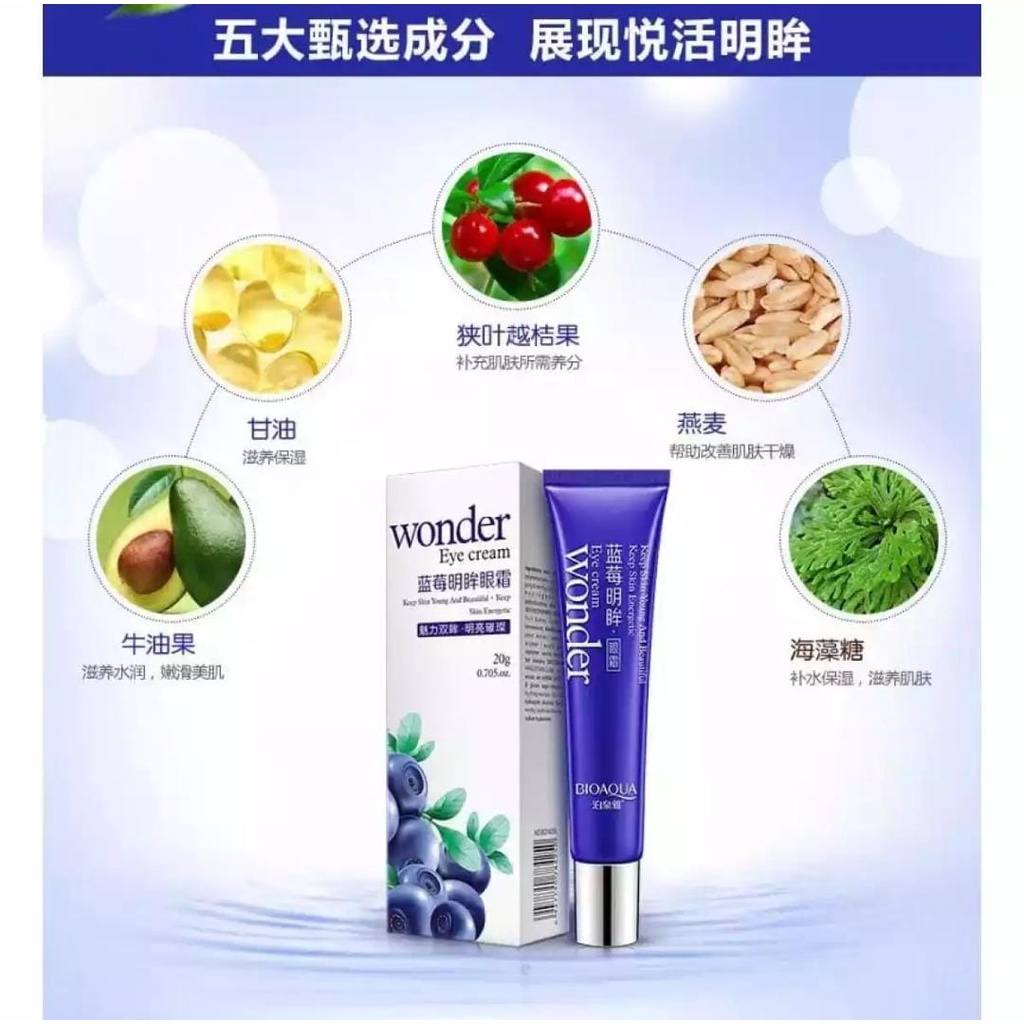 GIRLSNEED77 Medan Wonder Eye Cream - Cream Untuk Atasi Keriput Di Kelopak Mata