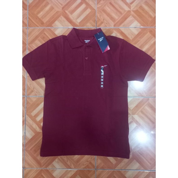 Kaos Reebok REE Men LCT Polo Maroon