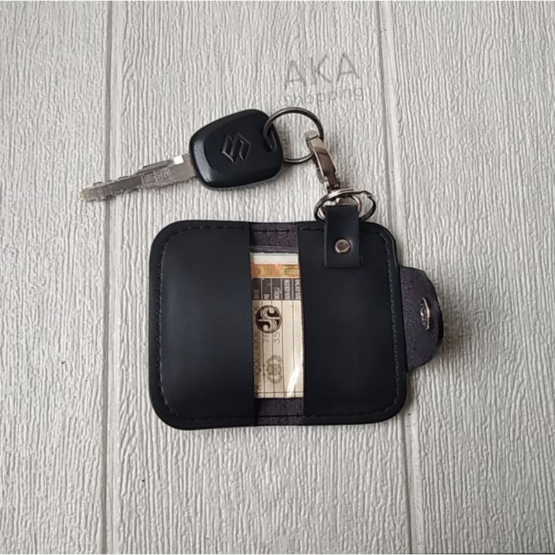 [HG BOSS11] Elegan Mini Dompet STNK Gantungan Kunci Mobil Motor