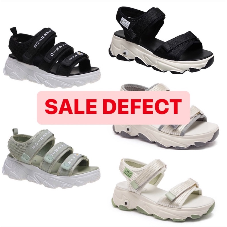 SALE DEFECT Sepatu Sandal Boots Sneakers Wanita Kerja Sekolah Olahraga Sport Import 1