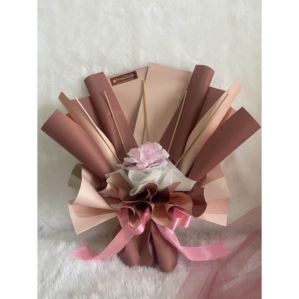 Buket Jajan/Uang Kosong (small) KERANGKA BUKET Jajan Bunga Wisuda Uang Boneka Mix Bunga mainan Bunga