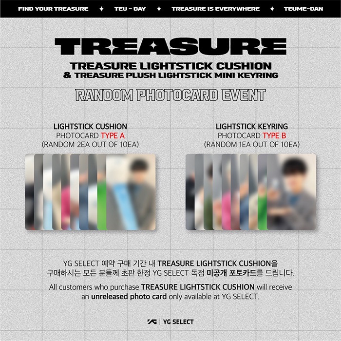 Treasure - Gantungan Kunci Mini Light Stick Mewah