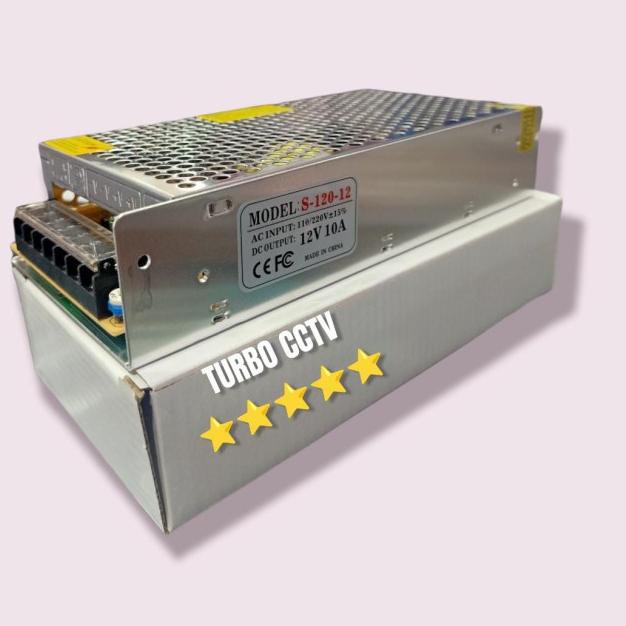 Power Supply Adaptor Switching 12V 10A / Trafo 12 Volt 10 Ampere