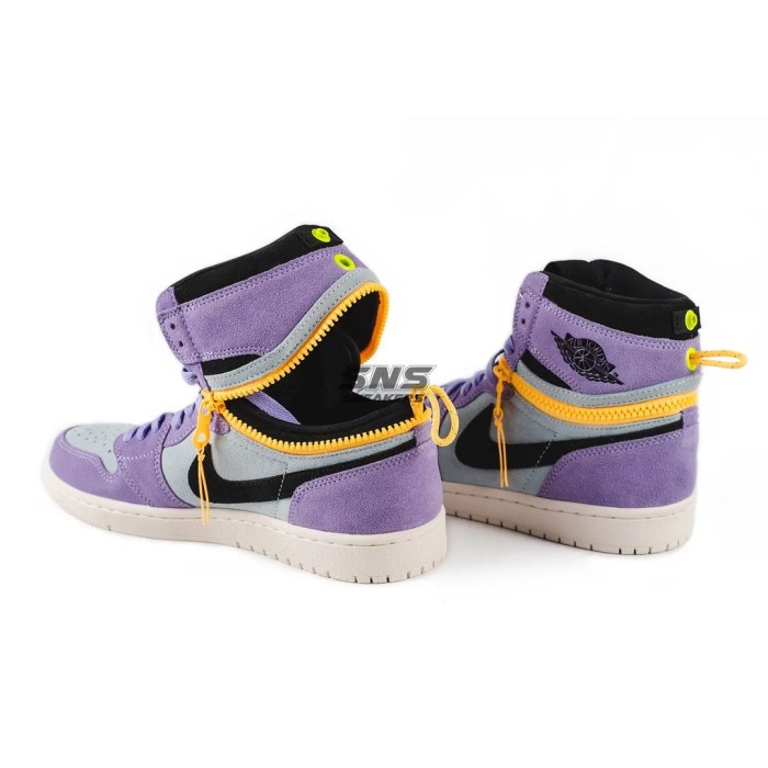 Nike Air Jordan 1 High Switch Purple Pulse 100% Original Authentic