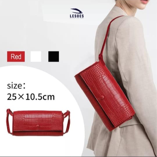 IDH FASHION_ NEW BAG IMPORT BESTSELLER Tas selempang panjang simpel tas wanita fashion kekinian