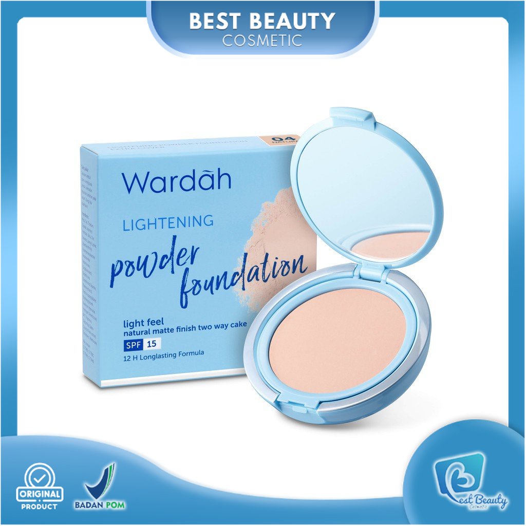 ★ BB ★ WARDAH Lightening Powder Foundation / TWC Light Feel 12gr