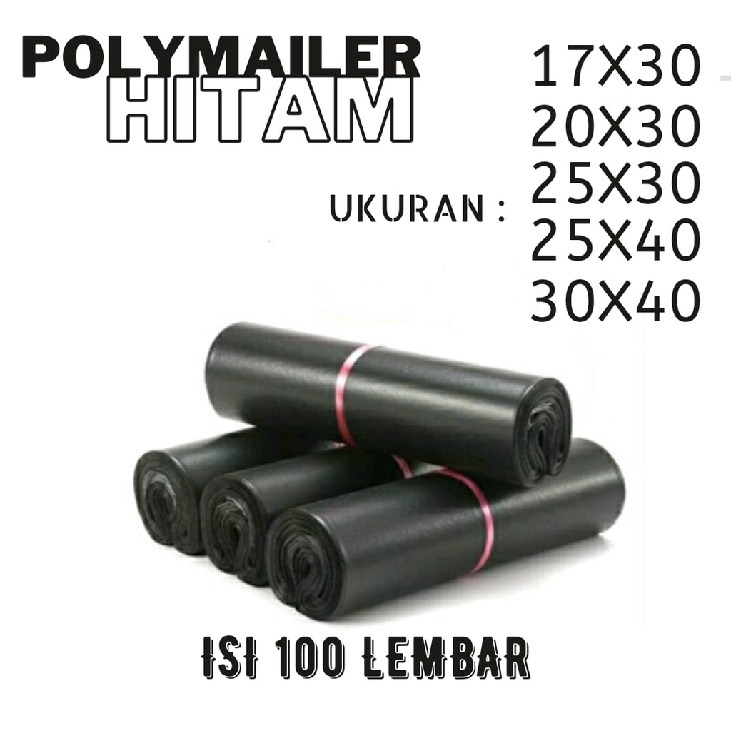 Plastik Polymailer / Kantong Kurir / Plastik Packing Lem 17x30 / 20x30 / 25x30 / 25x40 / 30x40