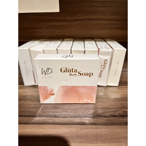 Jual GLUTA BODY SOAP WHITE DIARY Shopee Indonesia
