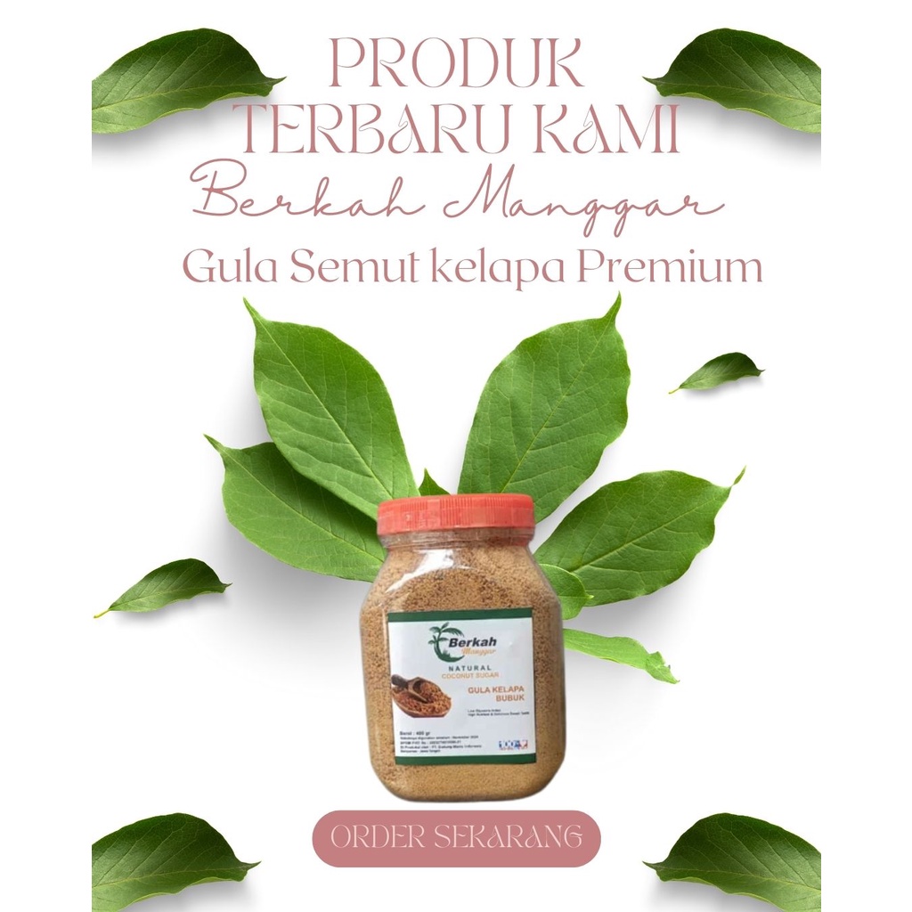 

Gula Semut Kelapa 400gr Premium Pack