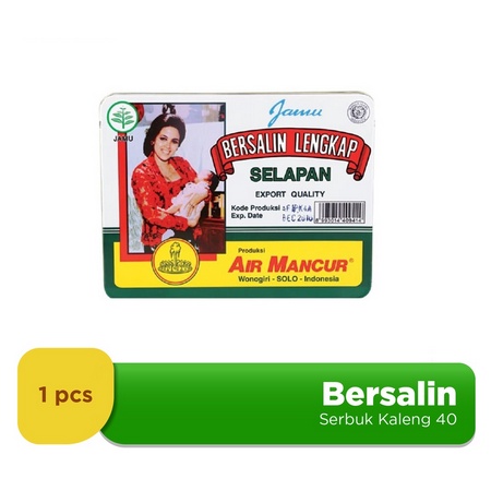 JAMU BERSALIN LENGKAP SERBUK KALENG 40 HARI AIR MANCUR