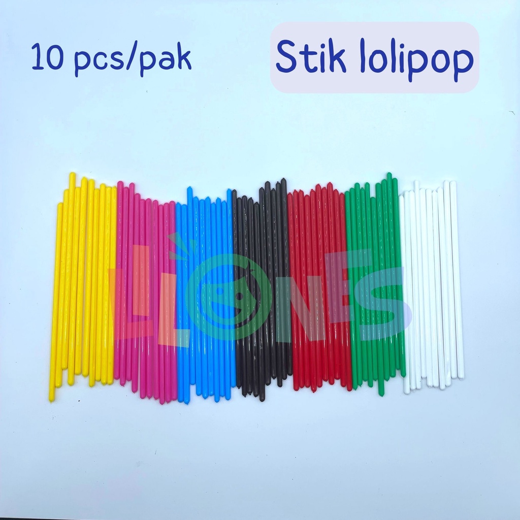 Stik Lolipop Coklat 10 pcs Stik Busy Jars