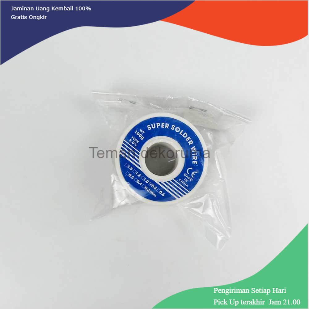 TD-PR2 JICLASS Kawat Timah Solder 0.8mm 100gr - SWH010