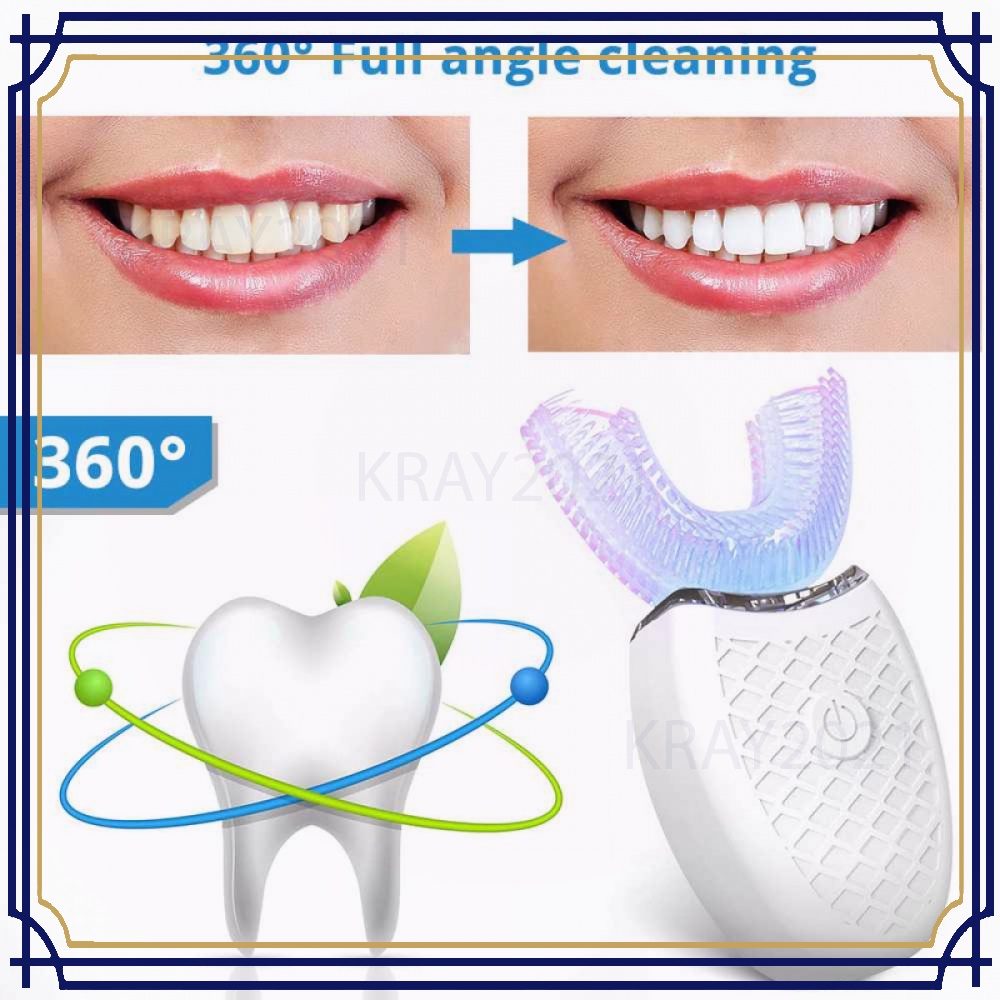 Sikat Gigi Elektrik 360 Degree Intelligent Sonic Toothbrush HT310