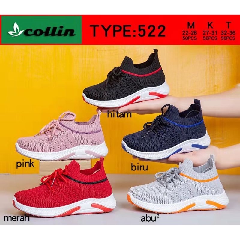 Jutta Sneakers Anak Rajut Feata Original 32 - 36
