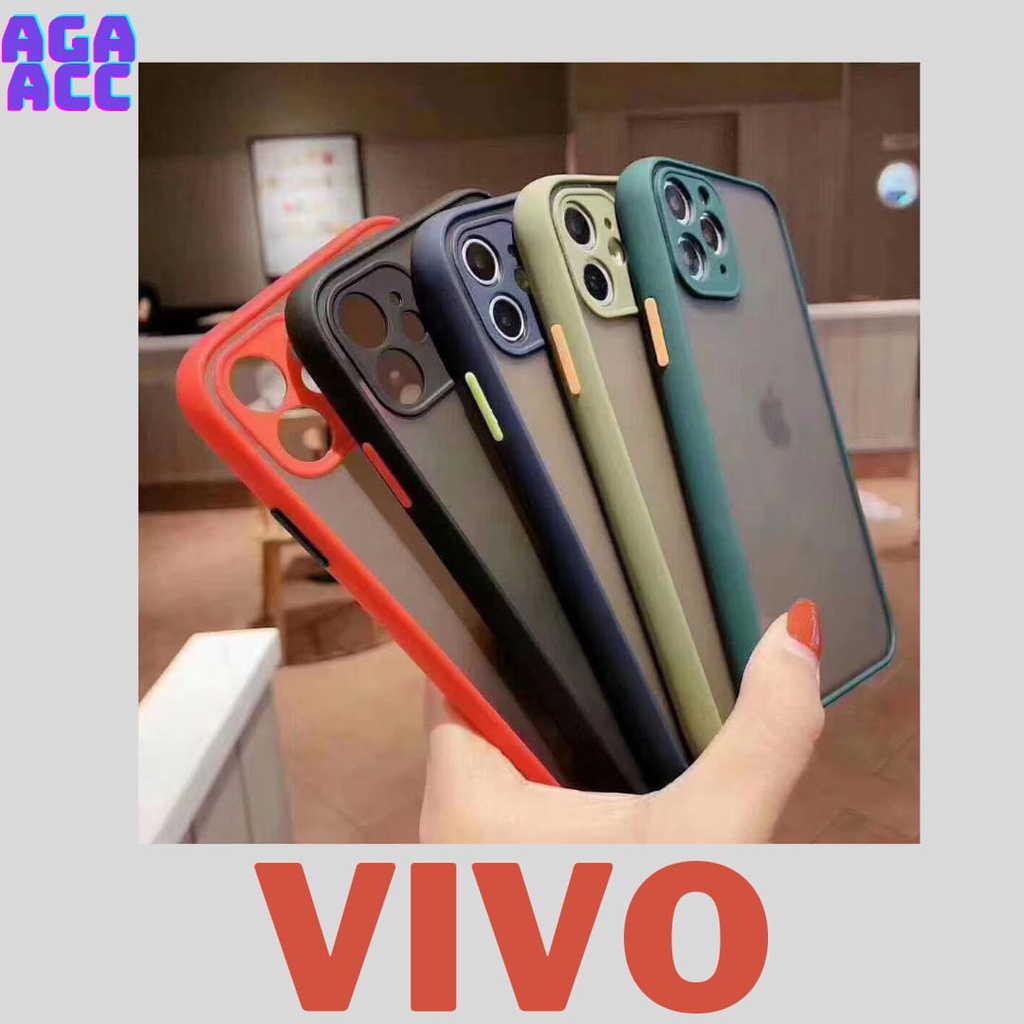 CASE DOFF HYBIRD AERO JAZZ CHOICE MY CHOICE AERO + RING PROTECTION HARDCASE VIVO Y15S Y52S Y53 2017 Y50/Y30  Y51 2020 Y53 2017 Y72