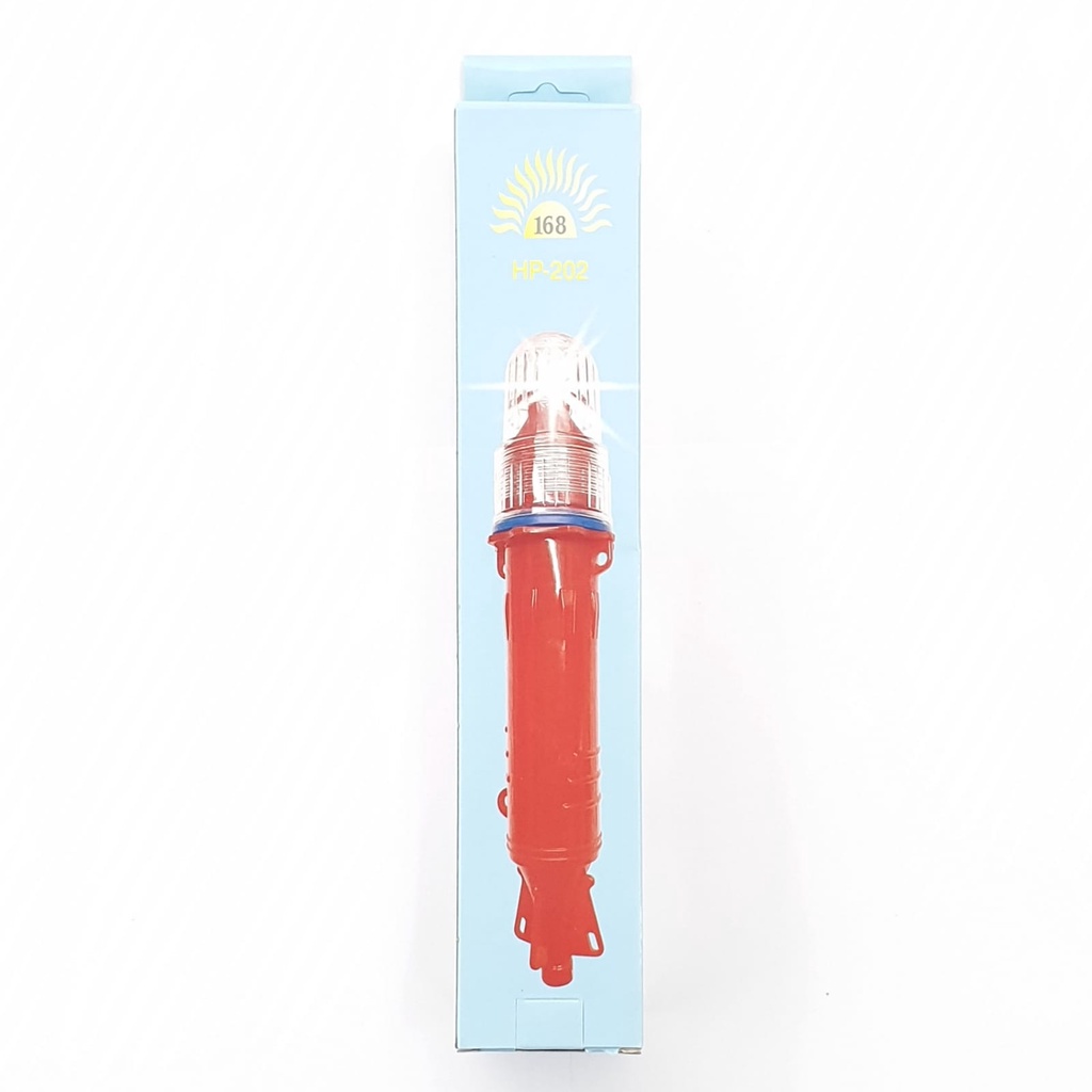 HP-202 Lampu Torpedo Nelayan 10 Led 2 Warna Cahaya 2 Baterei D Size