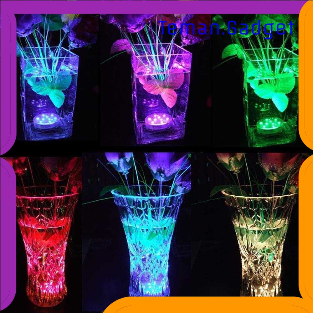 TG-LMP Sxzm Lampu LED RGB Waterproof Submersible 7.5W 10 LED 4 PCS - XY635