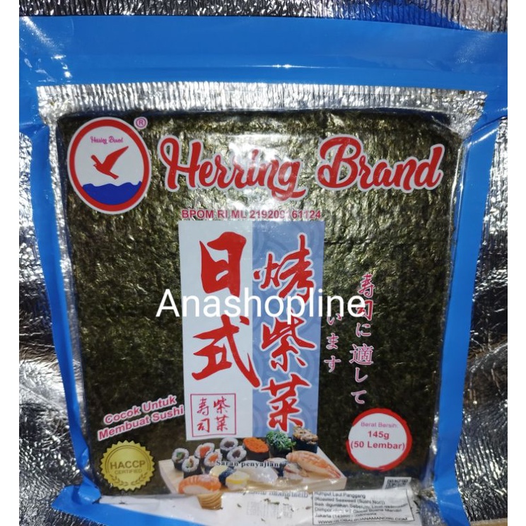 

Nori Sushi Hearing Brand isi 50pc