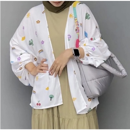 SIFA - NEW KIYOWO OUTER MOTIF-PUTIH ( L )