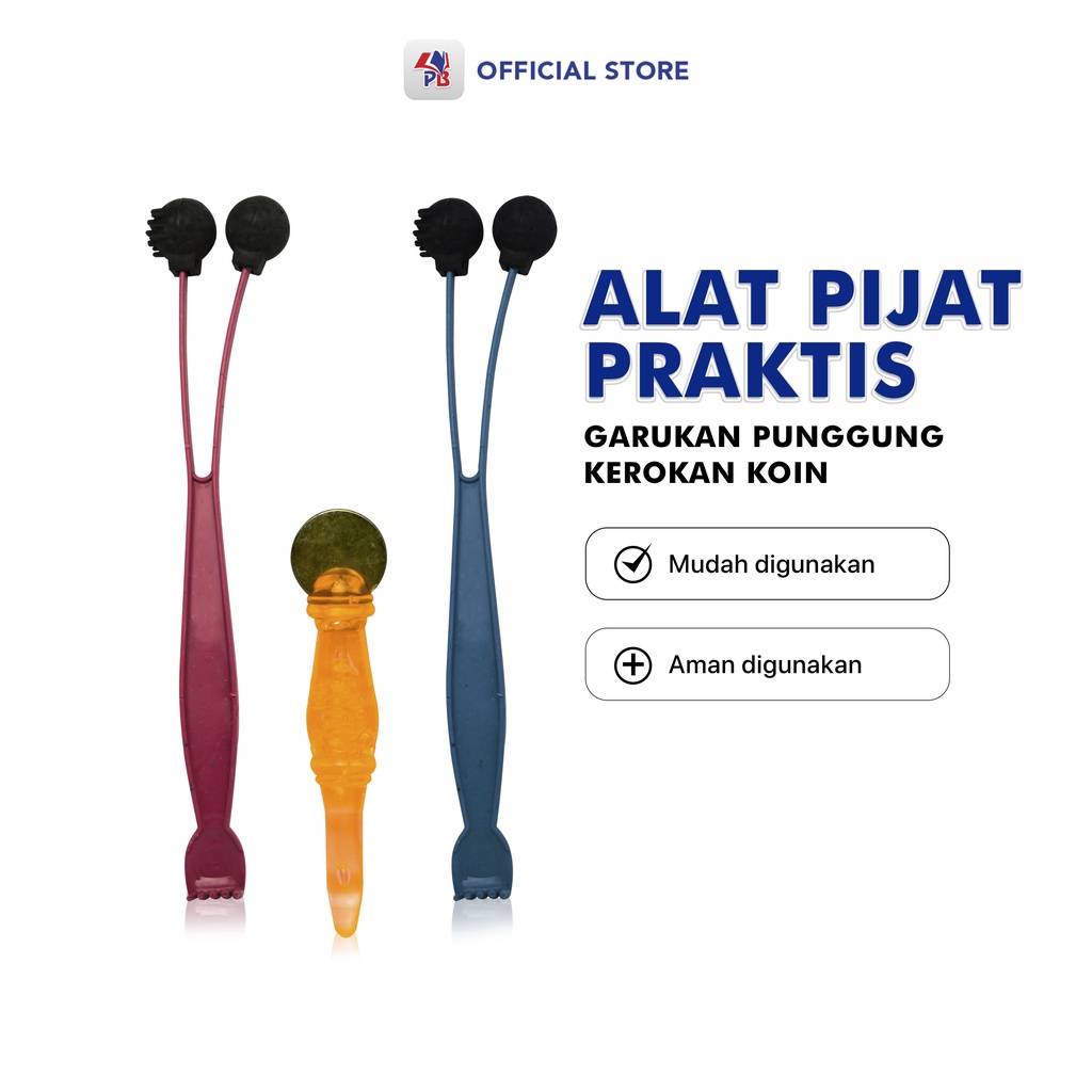 Alat Pijat Punggung / Alat Pijat Kaki / Alat Kerokan Pijat Kerik  / Garukan Punggung Bahan Plastik k