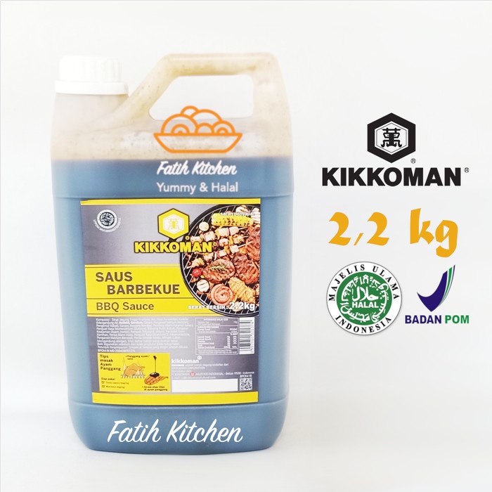 

Kikkoman Barbeque Halal 2,2 kg Jerigen - Saus Barbeque BBQ