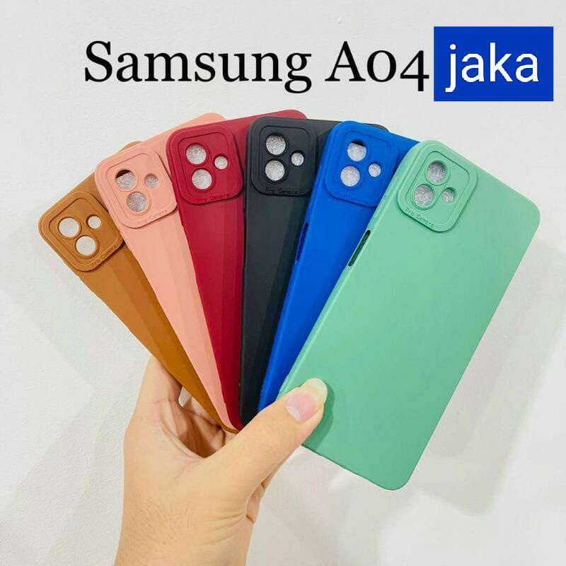 Softcase Slicon pro Camera SAMSUNG A04/A04S/A04E  SLIKON TERBARU PRO CAMERA