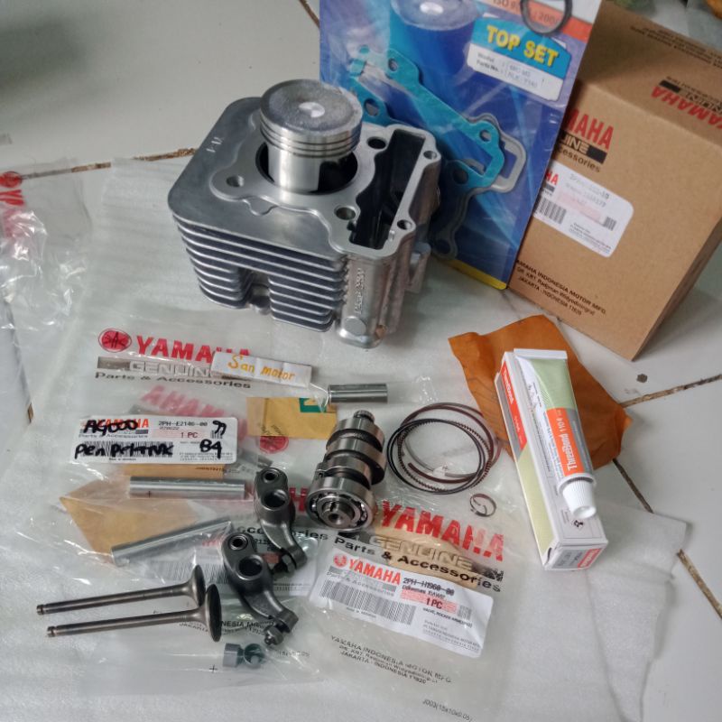 Paket Blok Seher Assy Komplit Noken As Platuk Klep Pen Platuk Klep Set Mio M3 Mio Z 125 Soul Gt 125 