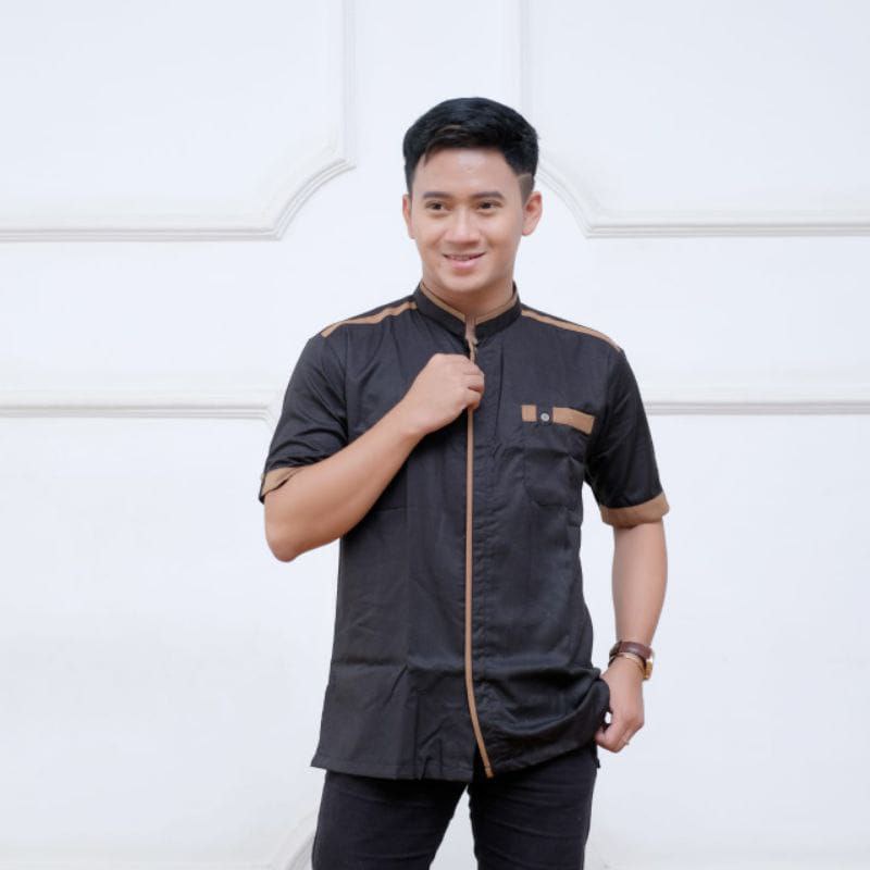 Baju koko terbaru//Kemko Yusinsun Pendek Cassual - Baju Koko Exlusive - Koko Pendek - Baju Koko Elrumi - Baju Pendek Muslim Pendek - Koko Pendek Koko Muslim Pria Baju Pria Pendek Kemeja Koko Pendek Koko Pendek Muslim Koko Elrumi Pendek