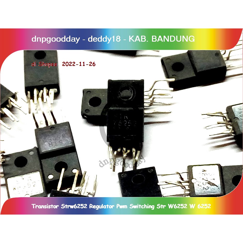 Transistor Strw6252 Regulator Pwm Switching Str W6252 W 6252