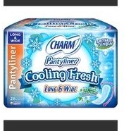 Charm Pantyliner Cooling Fresh 32 Pure Style 40 Long &amp; Wide 28 Herbal