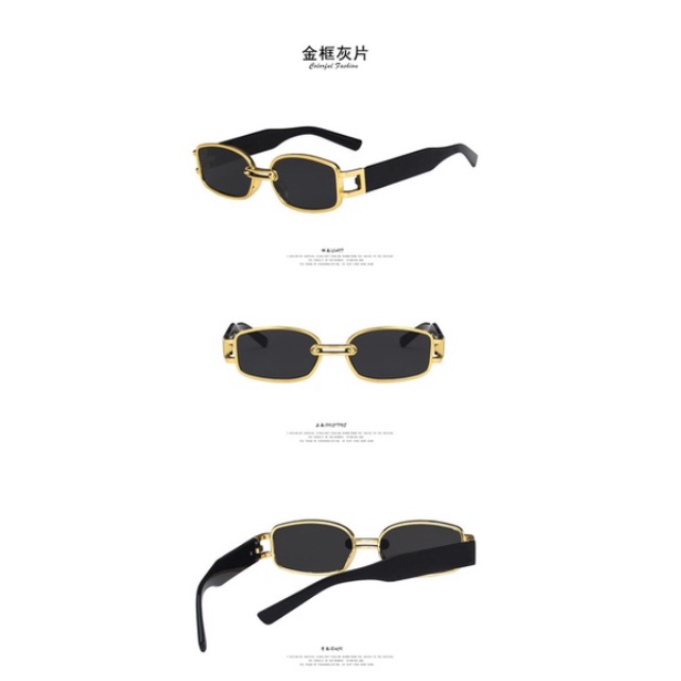 BAJ Kacamata Hitam Korean Ulzzang Anti Radiasi uv400 Gaya Wanita Rectangle Shades Retro KACA MATA Sunglasses Kacamata Wanita Model Korea Ulzzang Retro KC044