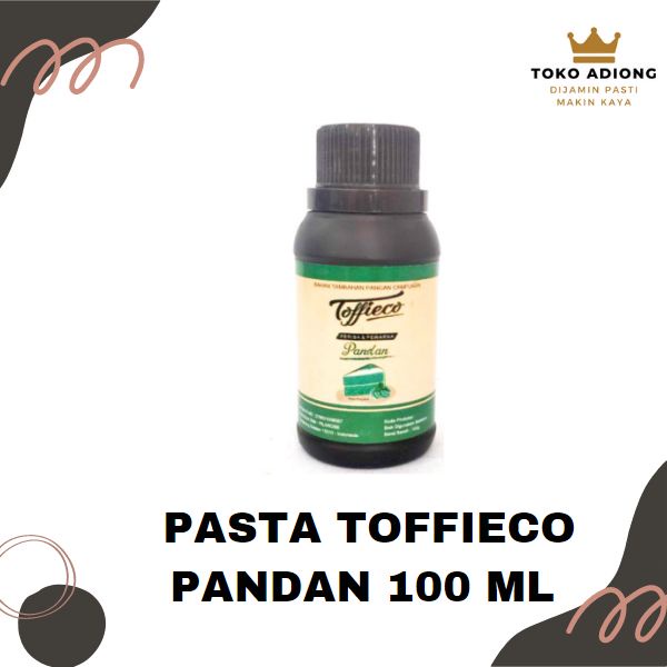 

Toffieco pandan pasta 100 ML / pasta / perasa / perisa / pewarna dan perasa