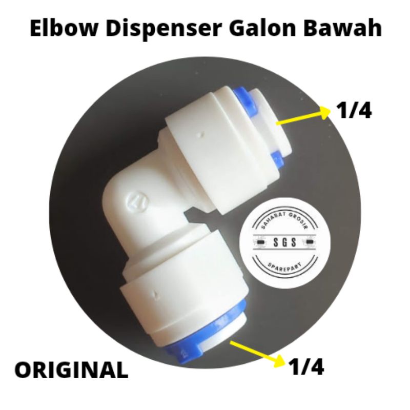 Elbow Sambungan Selang Dispenser